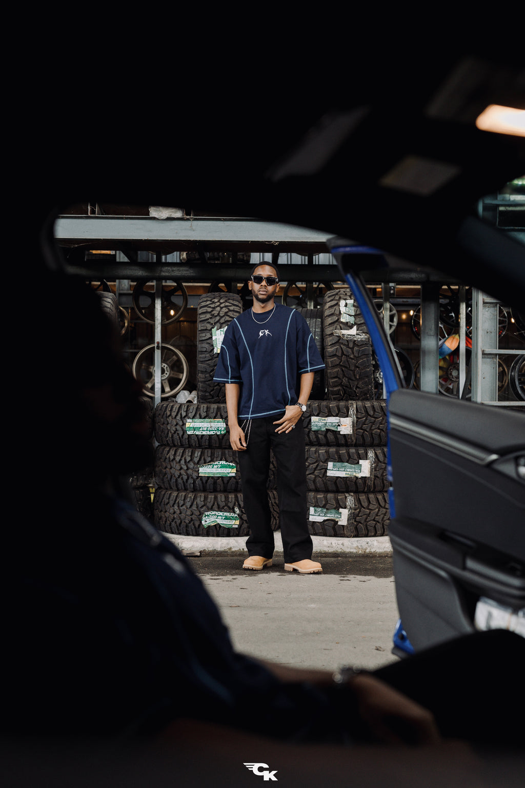 LINEA ARC MIDNIGHT NAVY TEE