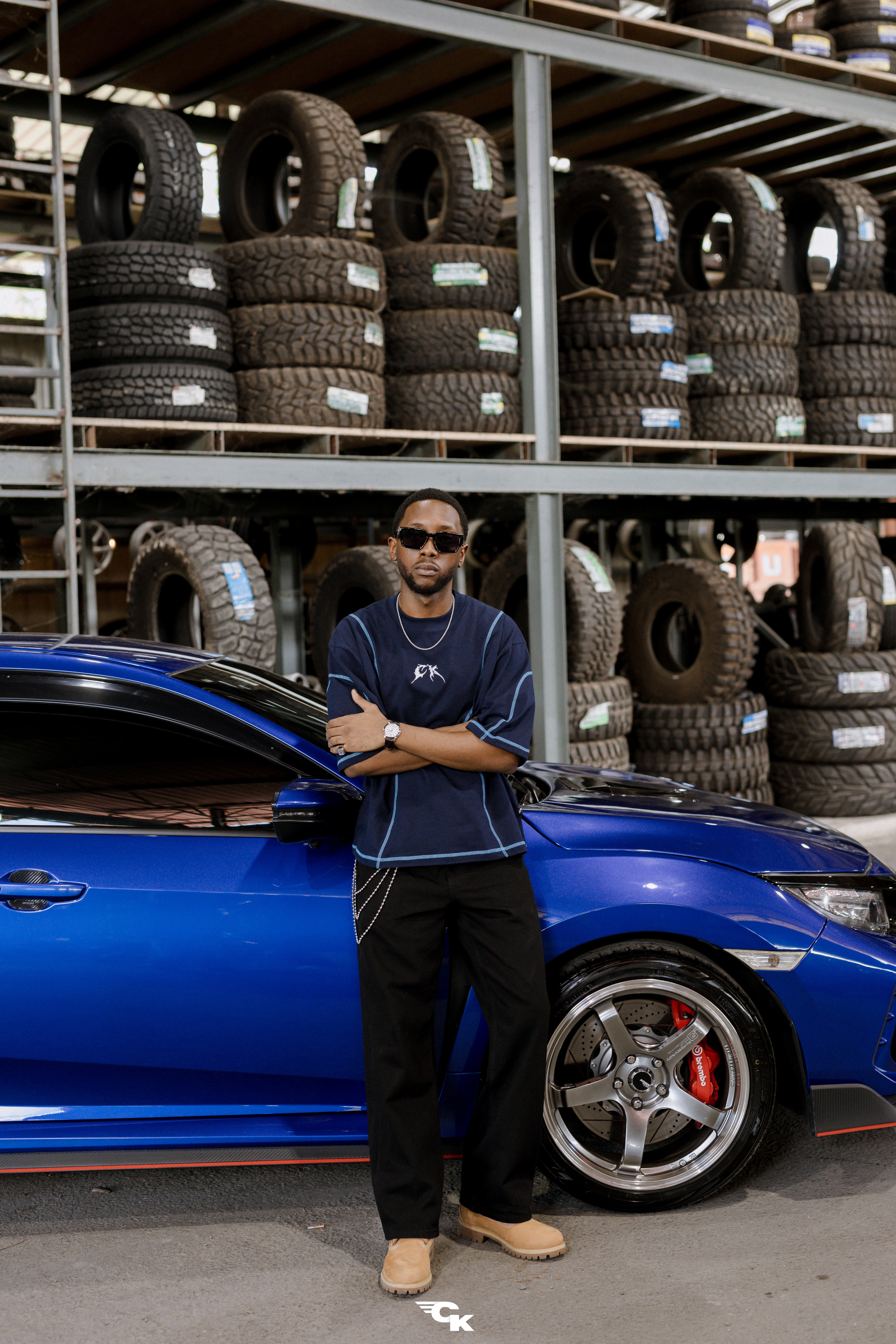 LINEA ARC MIDNIGHT NAVY TEE